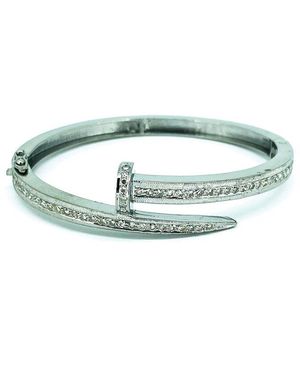 Arthur Marder Fine Jewelry 1.08 Ct. Tw. Diamond Nail Bracelet - Green