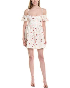 JLuxe Off-The -Shoulder Mini Dress - White
