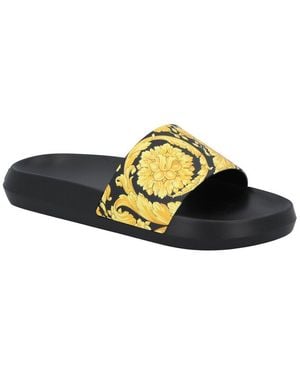 Versace Rubber Barocco Bathing Slide (Authentic Pre-Loved) - Multicolor