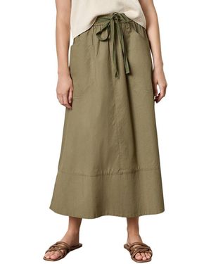 Lilla P Long Poplin Skirt - Green