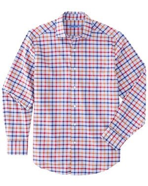 J.McLaughlin J. Mclaughlin Club Woven Shirt - Red