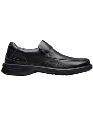 Clarks Gessler Step Leather Loafer - Black