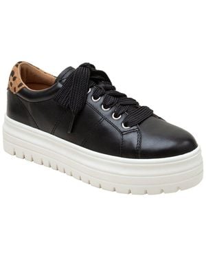 Linea Paolo Jill-l Leather Trainer - Black
