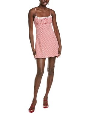 Marion Cami Gingham Dress - Pink