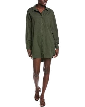 Sadie & Sage Sage The Label Dominique Oversized Shirtdress - Green