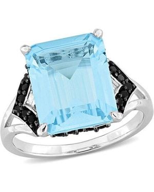 Rina Limor 7.92 Ct. Tw. Sky Topaz & Sapphire Ring - Blue