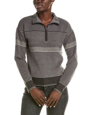 Meister X Fera Bonnie Wool-Blend 1/2-Zip Jumper - Grey