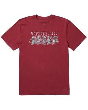 Life Is Good. Crusher T-Shirt - Red