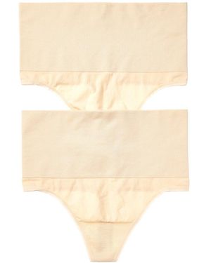 Yummie 2Pk Thong - Natural