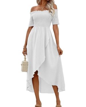 DELI S Midi Dress - White