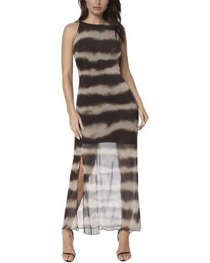 Bebe Powermesh Maxi Dress - Multicolor