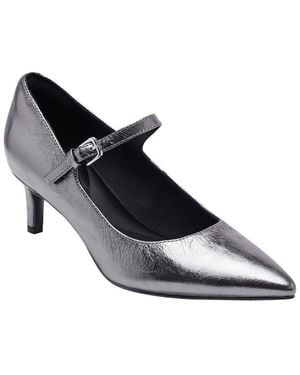 Rockport Chase Leather Mary Jane Pump - Blue