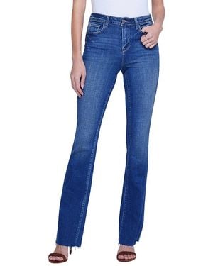 L'Agence Ruth High Rise Straight Jean - Blue
