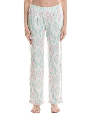 Pj Salvage Ikat Watercolor Pant - Blue