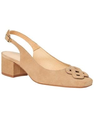 J.McLaughlin Sofia Suede Slingback - Natural