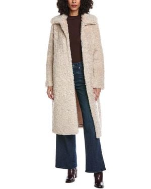 Noize Gabriela Sherpa Coat - Natural