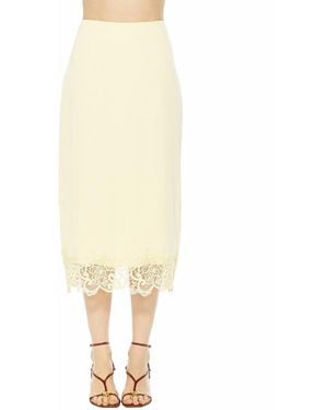 Alexia Admor Ashen Pencil Skirt - White