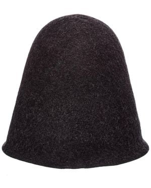 Jacquemus Cloche Wool Hat - Black