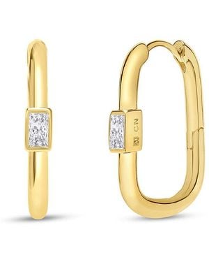 Bruno Magli Plated Earrings - Metallic
