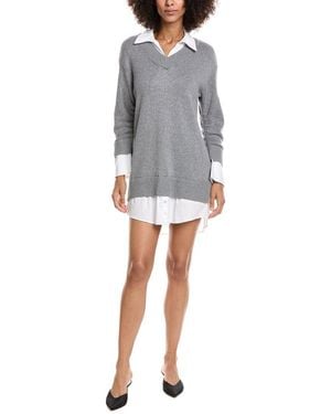 Cinq À Sept Cashmere & Wool -Blend Santina Dress - White