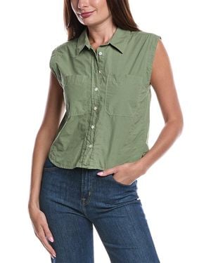 Nation Ltd Rylee Patch Pocket Shirt - Green