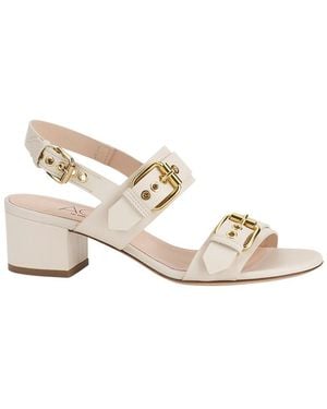 Agl Attilio Giusti Leombruni Lala Straps Leather Sandal - Metallic