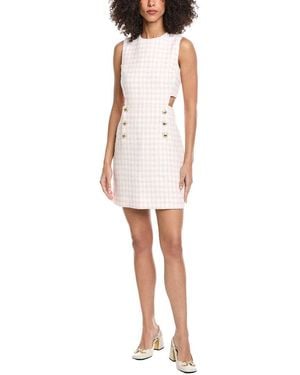 Sandro Woven Mini Dress - White