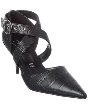 Byblos Embossed Sandal - Black
