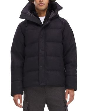 Canada Goose Macmillan Wool-Blend Parka - Blue