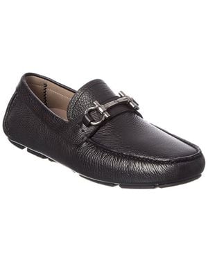Ferragamo Leather Loafer - Black
