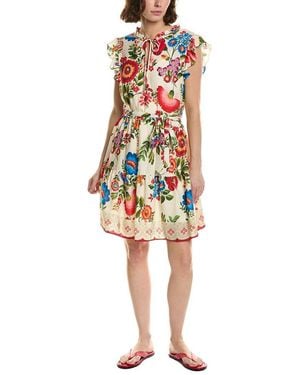 Julia Jordan Printed Flex Mini Dress - White
