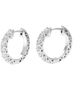 Amairah 2.00 Ct. Tw. Lab-Grown Diamond Hoop Earrings - Metallic