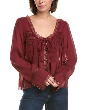 Free People Forevermore Top - Red