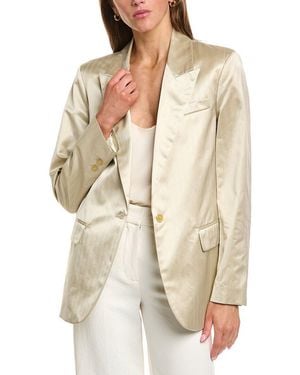 forte_forte Solid Jacket - Natural