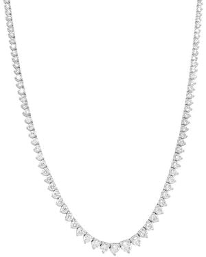 Lab Grown Diamonds 14K 4.00 Ct. Tw. Lab-Grown Diamond Riviera Necklace - White