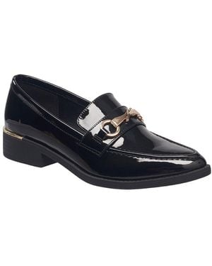 French Connection Tailor Patent Dressy Loafers - Blue