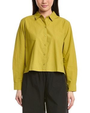 Eileen Fisher Classic Collar Shirt - Yellow
