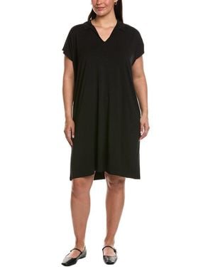Eileen Fisher Classic Collar Dress - Black