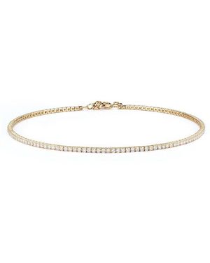 Nephora 14k 3.50 Ct. Tw. Diamond Choker Necklace - White