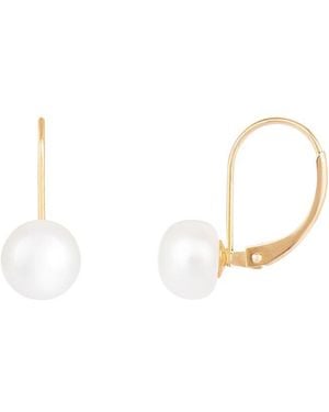 Splendid 14K 7Mm Pearl Earrings - White