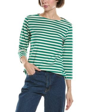 Marimekko Boatneck Slim T-Shirt - Green