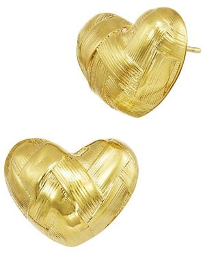 Savvy Cie Plated Stud Earrings - Metallic