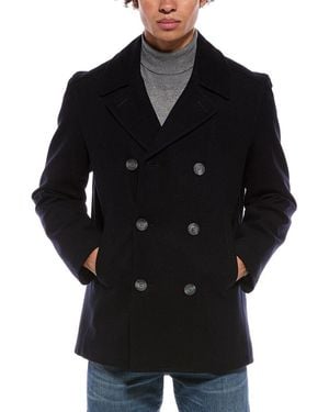 Nautica Wool-Blend Coat - Black