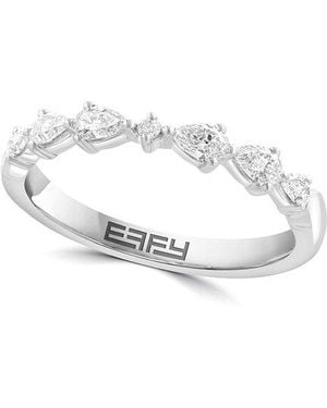 Effy Fine Jewelry 14K 0.29 Ct. Tw. Lab-Grown Diamond Ring - White