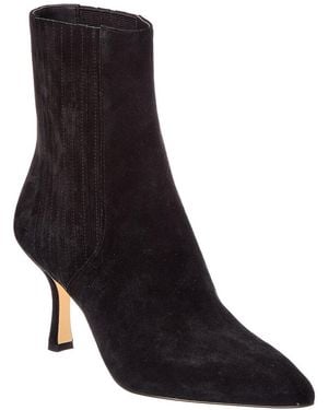 Stuart Weitzman Isla Suede Chelsea Boot - Black