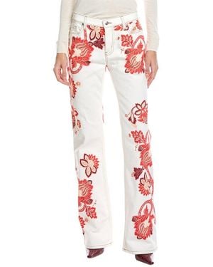 Etro Moonlight Floral Jean - Red