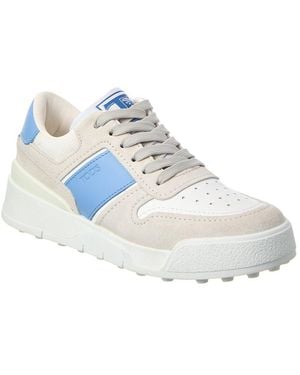 Tod's Leather & Suede Sneaker - White