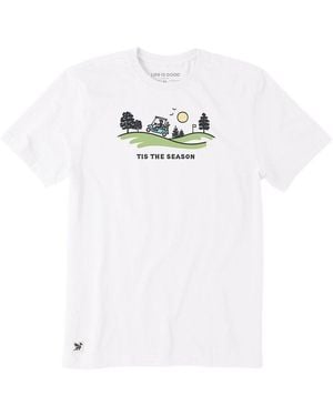 Life Is Good. Crusher T-Shirt - White
