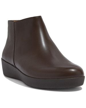 Fitflop Sumi Leather Bootie - Brown