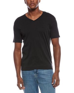 John Varvatos Nash V-Neck Shirt - Black